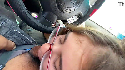 Sloppy head from teen by the road