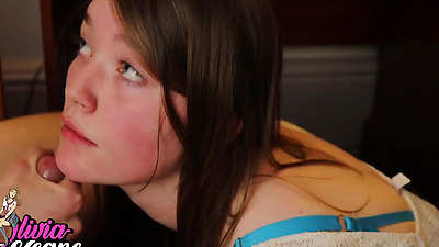 British Teen Sucks Off an Older Guy