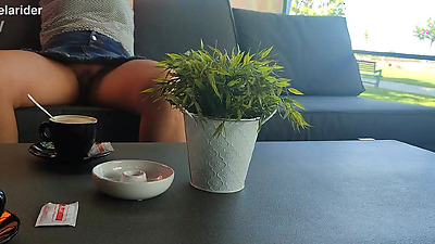 Ariela Rider public flashing