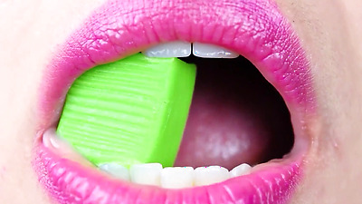 DUMB GUM | Office Secretary Transforms Into Bubblegum Bimbo