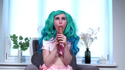 Leyla Lure Is A Horny Blue Haired Hentai Whore