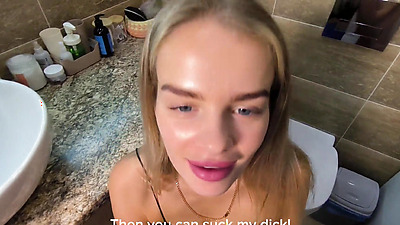 A married hottie went to a business meeting without panties, and was fucked for it by her husband!