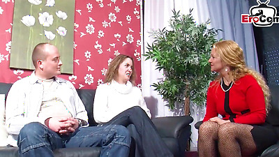 German neighbor wants to make a porn film with her boyfriend