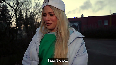 Public Agent Do you want to see my tacos XXX parody 18 year old blonde waitress