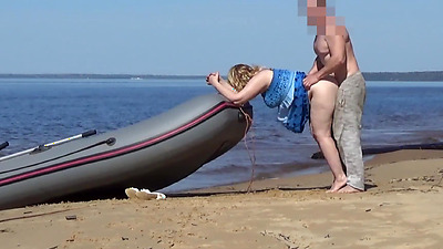 Lady Tourist and Boatman