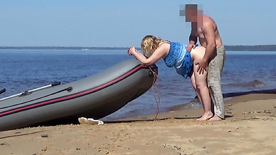 Lady Tourist and Boatman