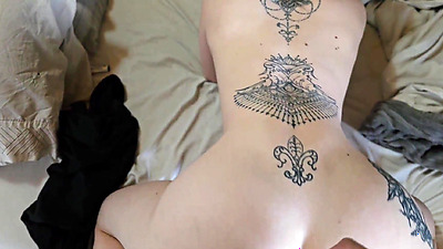 CUM anal CREAMPIE BIG COCK and big BUTT withe.