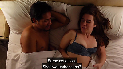 The Step-niece was surprised to see Uncle Carlos walking naked through the house.