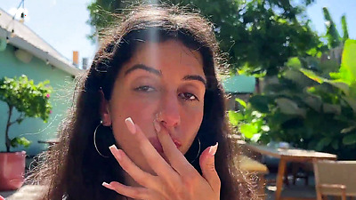 I asked a friend to cum on my face in a cafe so I could eat food with sperm - Public Cumwalk