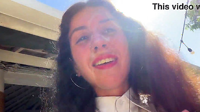 I asked a friend to cum on my face in a cafe so I could eat food with sperm - Public Cumwalk