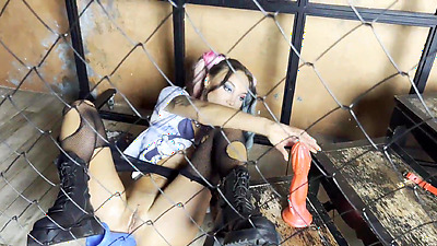 Harley Quinn aka Monika Fox Hard Fuck Holes With Baseball Bat & Huge Dildos (Free)