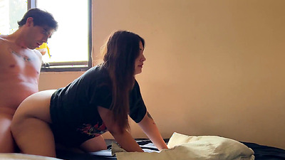Amateur couple having morning sex, homemade video