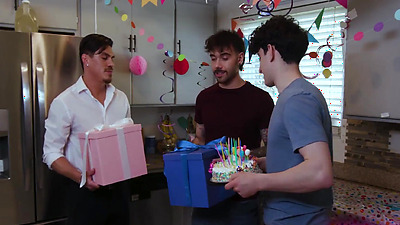 Liv's Birthday Wish: A Wild Session with Her Stepsons