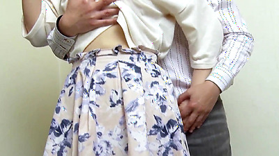 Redhead Japanese Step-Mom at uncensored Cheating Creampie Fuck with his Classmate