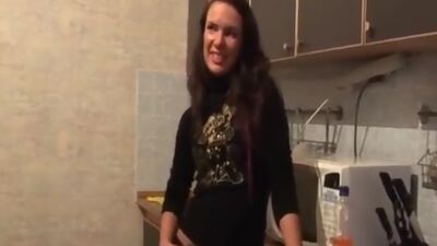 Kick-ass party sex scene filmed in the kitchen