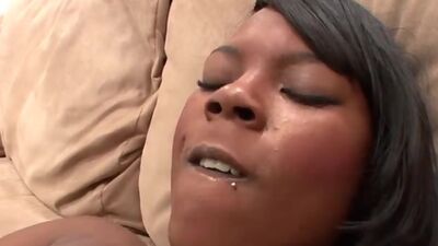 Coffee Brown Makes Stepdad Lick Her Pussy