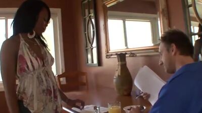 Black Stepdaughter Seduces Her Stepdad