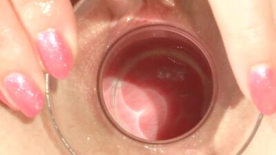 Givemepink hottie in costume shows off her curvy ass