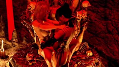 Futanari love in heaven and hell