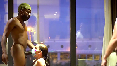 Sucking Cock THorugh the Mask : BLOWDEMIC