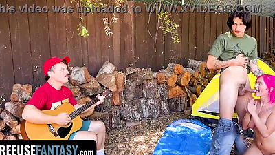 Freeuse Camping Trip Turns Into Wild Outdoor 4Some