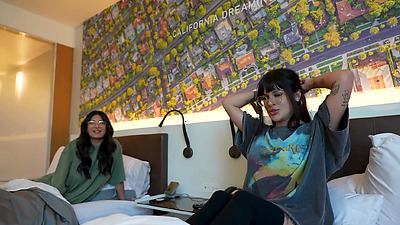 GF CHEATS on me with my step sis on vacation...fuck it I'll join - Effy Hottie x Cami Strella