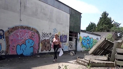 INXESSE RADICAL ENGLANDS MILF IS WALKING AROUND A WAREHOUSE NAKED IN HEELS!