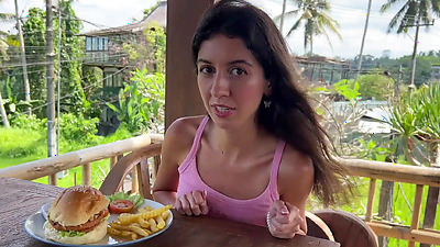 Asked the waiter to cum on my face in a public cafe - I only like to dine covered in cum - Cumwalk