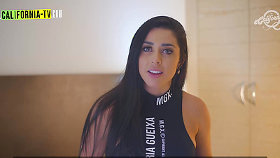 Busty Brunette Shows Her Wet Pussy To A Married Taxi Driver.