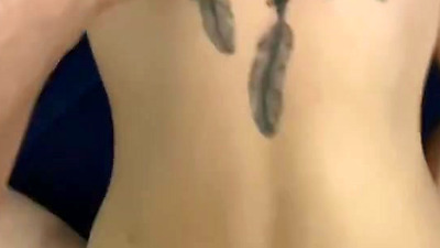 POV Creampie - wife rides anal and begs to cum