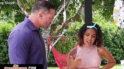 Alluring Babysitter Hooks Up With Her Boss To Save Her Job