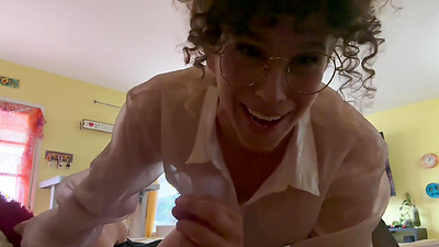 Real Stepmom Let's Stepson Practice Getting a Chick Pregnant