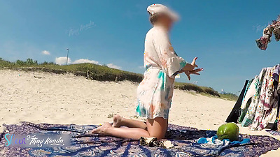 I changed my clothes in front of the vendor on the beach and let him help me