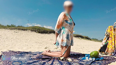 I changed my clothes in front of the vendor on the beach and let him help me