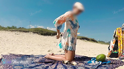 I changed my clothes in front of the vendor on the beach and let him help me