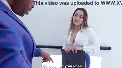 The Secretary, Marta Villalobos, 4on1, ATM, Balls Deep, DAP, Deepthroat, No Pussy, Rough Sex, Big Gapes, Cum in Mouth, Swallow AH015