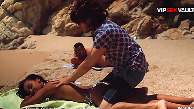 Stunning Noe Milk Gets Her Pussy Drilled by Big Cock by the Sea - VIP SEX VAULT