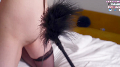 Playing SM with my big boots Asian chick friend