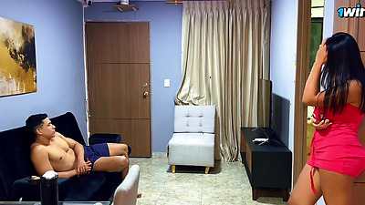 Seducing my best friend's young stepson AngelCruzxx. We fuck fast before my friend catches us