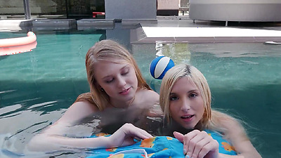 BFF SLEEPOVER! Teen Sluts Sneak Over Cocks To Share