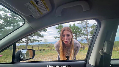 Young Hitchhiker Babe Paid Her Fare With Her Anal Hole