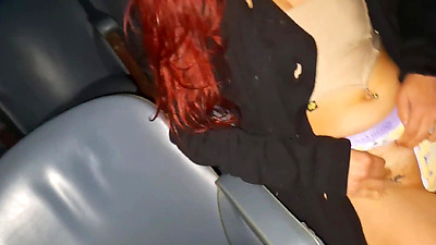 Cuckold takes wife to porn cinema to have sex with strangers!