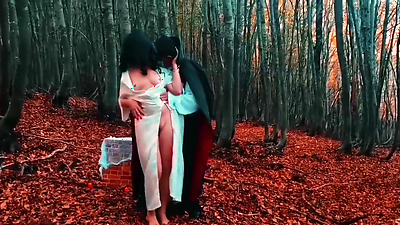 Perverse Dreams Of Being Fucked And Cummed In Mouth In The Woods Halloween