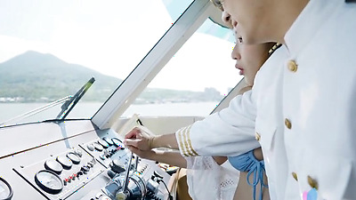 Jin And Her Friends Take A Boat Ride And She Fucks The Captain