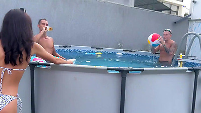 Gangbang Sex Party Rough Hardcore Double Vaginal Creampie