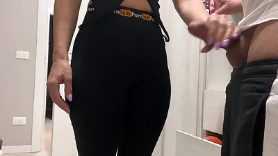 Stepbrother you're an idiot, I'll give you a blowjob but you don't have to touch me