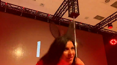 Candy Alexa and Inna Innaki getting wild in front of a lot of people