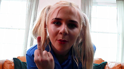 Student Nurse Ellie Wants You To Wank For Her