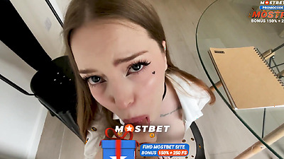 Stupid Student Not Ready for the Test But Ready to Fuck