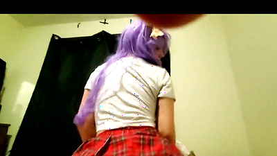 Ahegao Whore Tied Up and Teased With a Big Dick